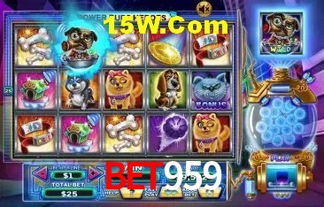 Interface moderna da plataforma bet959